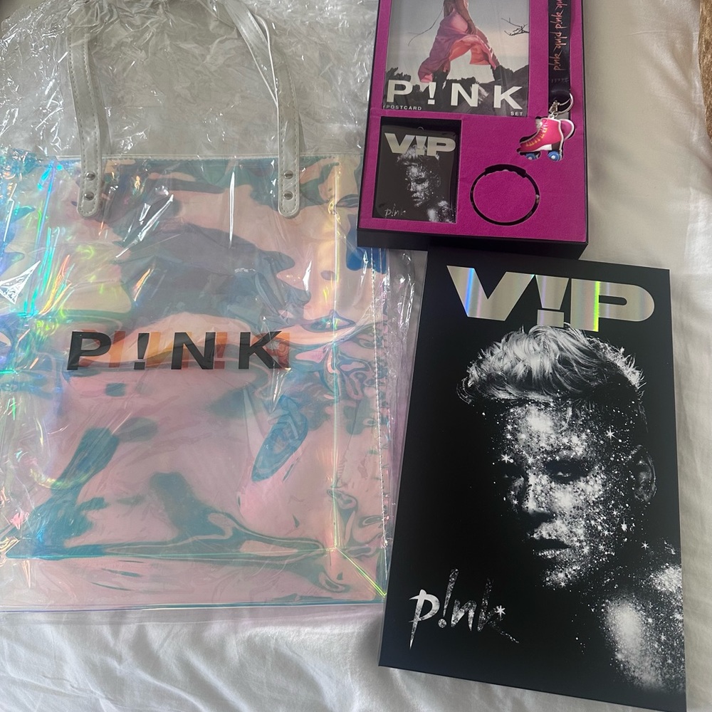 Pink VIP package goodies